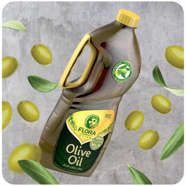 Extra virgin olive oil (in different types)